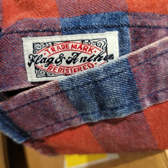 Flag and Anthem plaid shirt. - Picture 7 of 9